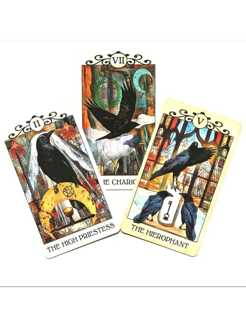 Crow Tarot oracle card deck - Picture 4 of 11